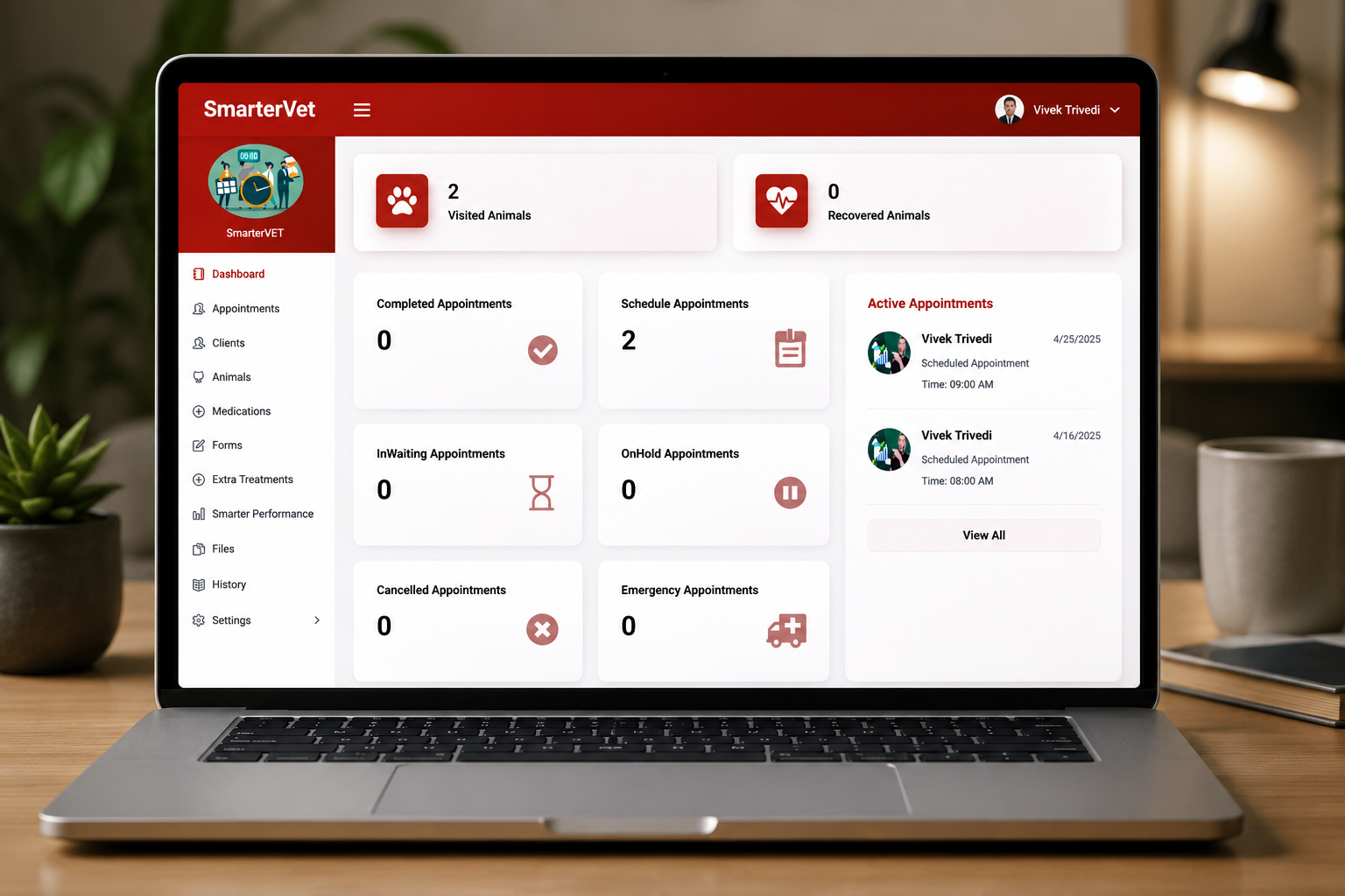 SmarterVet Dashboard